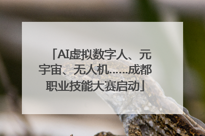 AI虚拟数字人、元宇宙、无人机……成都职业技能大赛启动